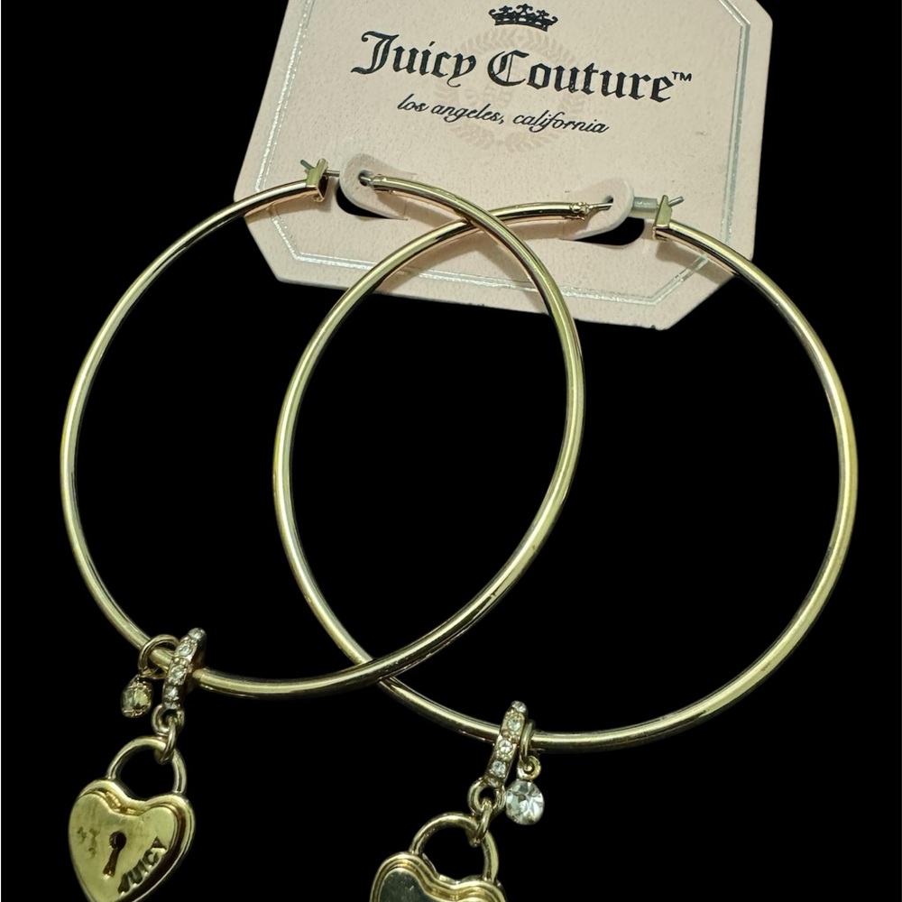 Juicy couture hoop earrings